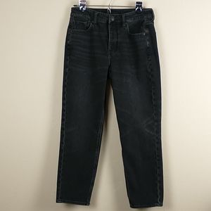 American Eagle high rise crop tomgirl jeans 6